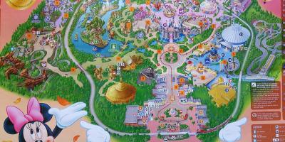 Hong Kong ਤੱਕ Disney ਦਾ ਨਕਸ਼ਾ