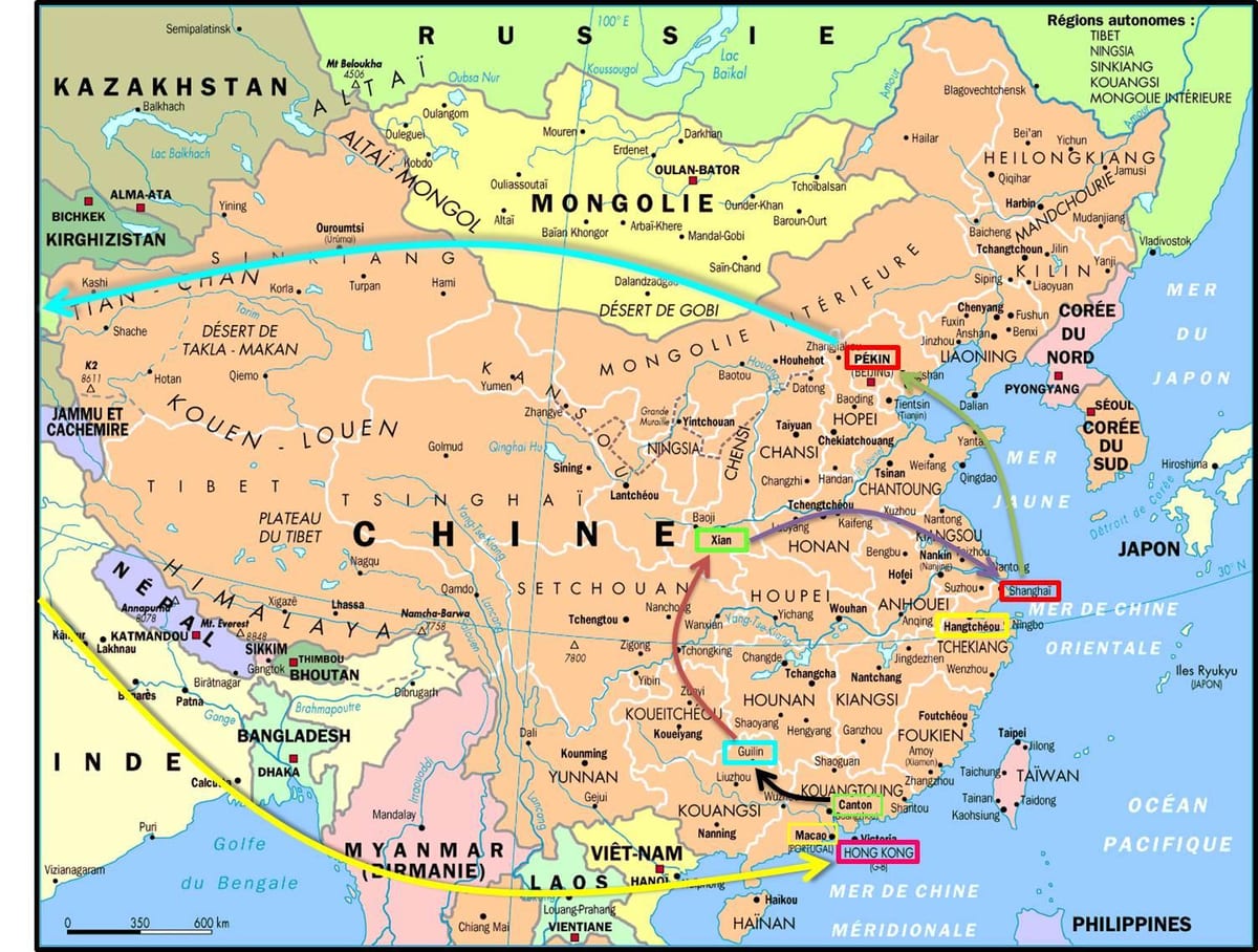 ਸ਼ੰਘਾਈ Hong Kong ਤੱਕ ਦਾ ਨਕਸ਼ਾ