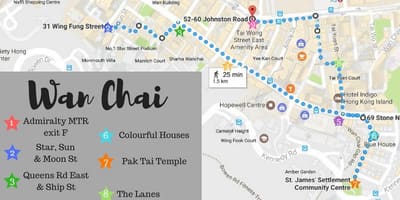 ਨਕਸ਼ਾ ਦੇ Wanchai Hong Kong ਤੱਕ