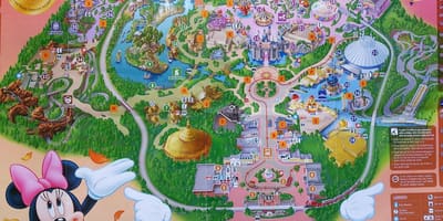 Hong Kong ਤੱਕ Disney ਦਾ ਨਕਸ਼ਾ