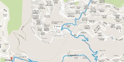 Hong Kong ਤੱਕ ਹਾਈਕਿੰਗ ਡਾਰ ਨਕਸ਼ਾ