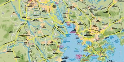 ਸੜਕ ' ਨਕਸ਼ਾ, ਦੀ Hong Kong ਤੱਕ
