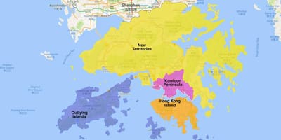 ਨਕਸ਼ਾ Hong Kong ਤੱਕ ਦੇ ਖੇਤਰ