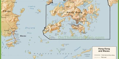ਸਿਆਸੀ ਨਕਸ਼ੇ ਦੀ Hong Kong