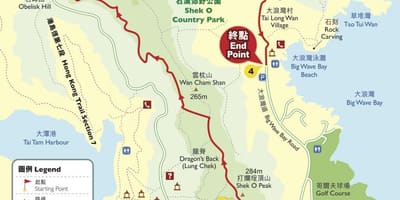 ਹਾਈਕਿੰਗ ਨਕਸ਼ਾ Hong Kong ਤੱਕ